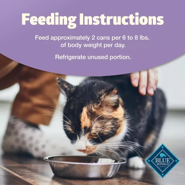 imageBlue Buffalo Freedom Grain Free Natural Adult Pate Wet Cat Food Indoor Chicken 125oz cans Pack of 12Chicken
