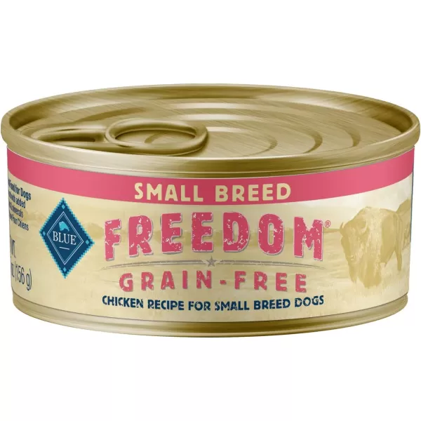 imageBlue Buffalo Freedom Grain Free Natural Adult Small Breed Wet Dog Food Chicken 55oz cans Pack of 24Blue Buffalo Freedom Grain Free Natural Adult Small Breed Wet Dog Food Chicken 55oz cans Pack of 24