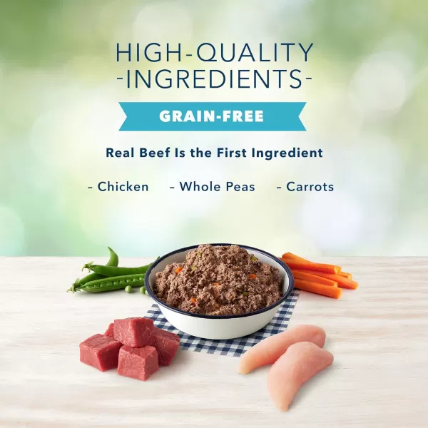 imageBlue Buffalo Freedom Grain Free Natural Adult Wet Dog Food Lamb 125oz cans Pack of 12Beef