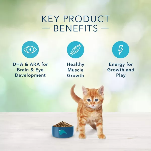 imageBlue Buffalo Freedom Grain Free Natural Indoor Kitten Dry Cat Food Chicken 5lbDry Cat Food 5 Pound Pack of 1