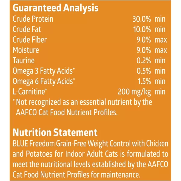 imageBlue Buffalo Freedom Grain Free Natural Indoor Weight Control Adult Dry Cat Food Chicken 11lbBlue Buffalo Freedom Grain Free Natural Indoor Weight Control Adult Dry Cat Food Chicken 11lb