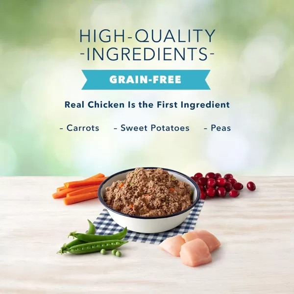 imageBlue Buffalo Freedom Grain Free Natural Senior Wet Dog Food Chicken 125oz cans Pack of 12Blue Buffalo Freedom Grain Free Natural Senior Wet Dog Food Chicken 125oz cans Pack of 12