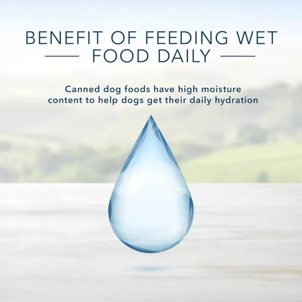 imageBlue Buffalo Homestyle Recipe Natural Adult Small Breed Wet Dog Food Chicken 55oz can Pack of 24Lamb