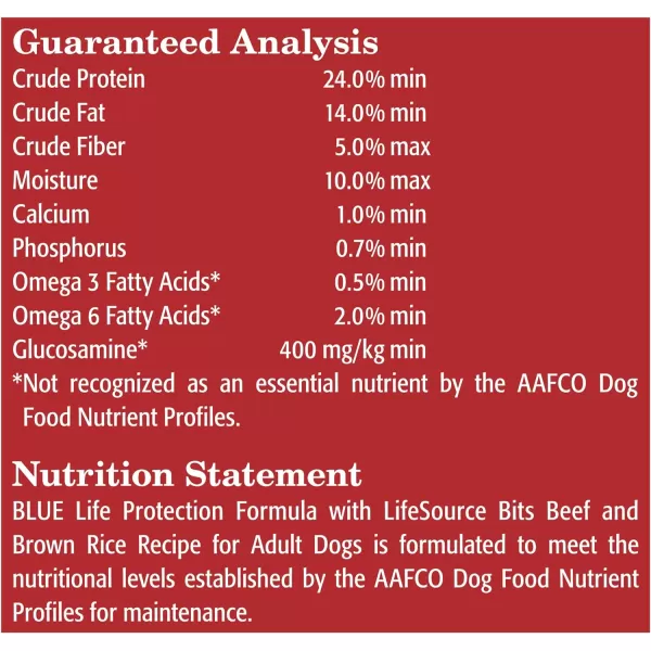 imageBlue Buffalo Life Protection Formula Natural Adult Dry Dog Food Lamb and Brown Rice 30lbBeef amp Brown Rice 15 Pound Pack of 1