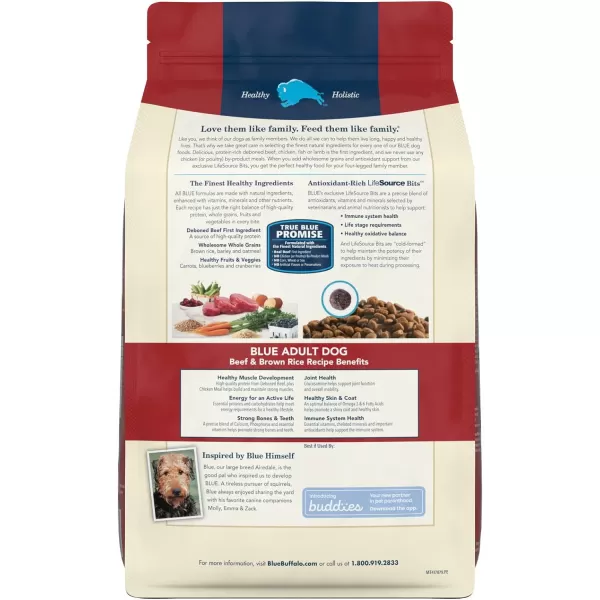 imageBlue Buffalo Life Protection Formula Natural Adult Dry Dog Food Lamb and Brown Rice 30lbBeef amp Brown Rice 5 Pound Pack of 1