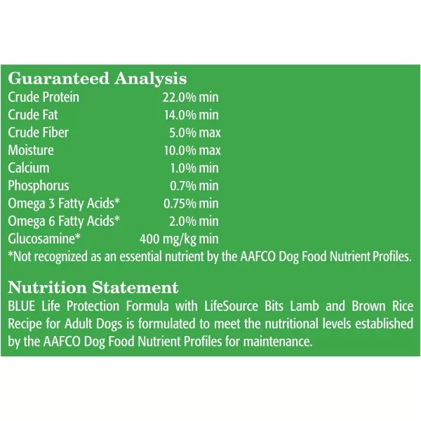 imageBlue Buffalo Life Protection Formula Natural Adult Dry Dog Food Lamb and Brown Rice 30lbLamb amp Brown Rice 30 Pound Pack of 1