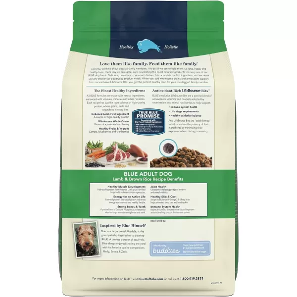 imageBlue Buffalo Life Protection Formula Natural Adult Dry Dog Food Lamb and Brown Rice 30lbLamb amp Brown Rice 5 Pound Pack of 1