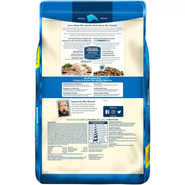 imageBlue Buffalo Life Protection Formula Natural Adult Dry Dog Food Lamb and Brown Rice 30lbRice 38 Pound Pack of 1