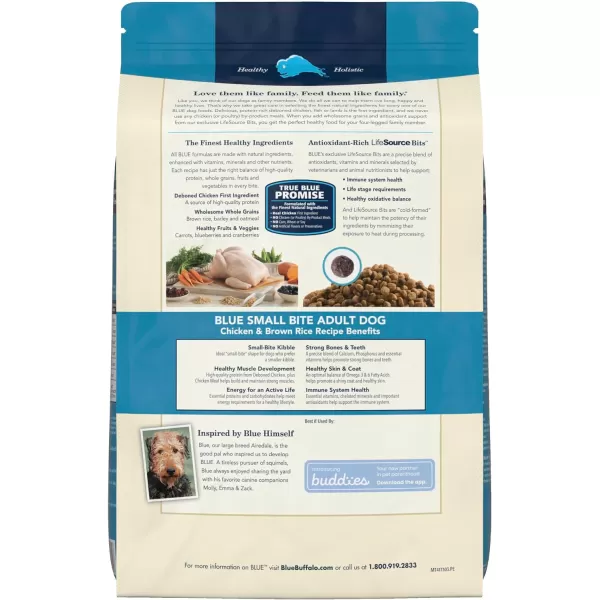 imageBlue Buffalo Life Protection Formula Natural Adult Dry Dog Food Lamb and Brown Rice 30lbSmall Bite Chicken amp Brown Rice 15 Pound Pack of 1