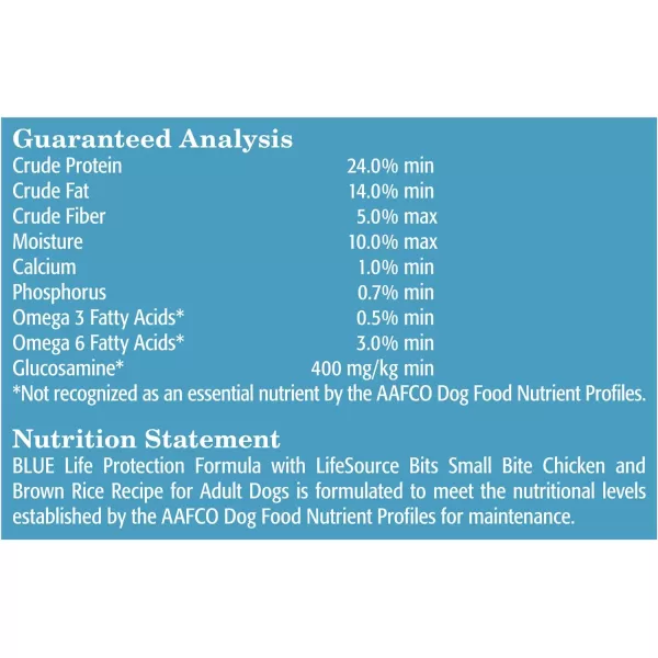 imageBlue Buffalo Life Protection Formula Natural Adult Dry Dog Food Lamb and Brown Rice 30lbSmall Bite Chicken amp Brown Rice 34 Pound Pack of 1