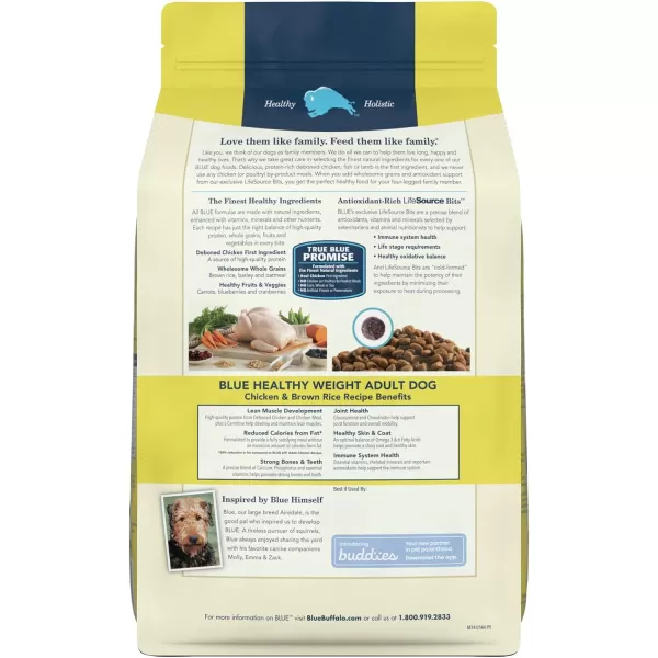 imageBlue Buffalo Life Protection Formula Natural Adult Healthy Weight Dry Dog Food Chicken and Brown Rice 5lb Trial Size BagBlue Buffalo Life Protection Formula Natural Adult Healthy Weight Dry Dog Food Chicken and Brown Rice 5lb Trial Size Bag