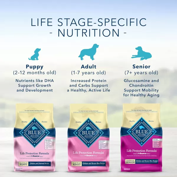 imageBlue Buffalo Life Protection Formula Natural Adult Small Breed Healthy Weight Dry Dog Food Chicken and Brown Rice 6lbChicken amp Brown Rice 5 Pound Pack of 1