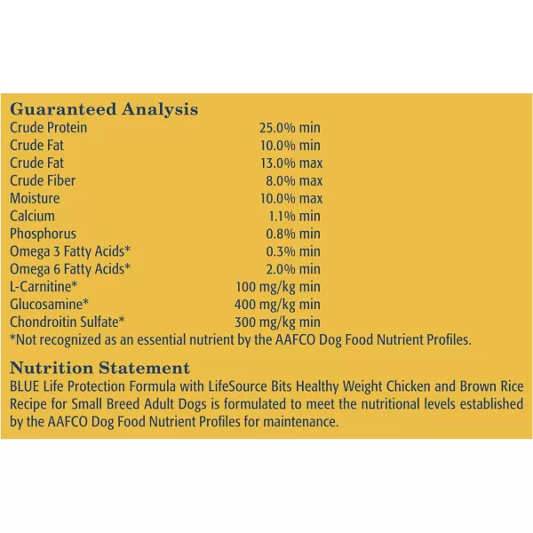 imageBlue Buffalo Life Protection Formula Natural Adult Small Breed Healthy Weight Dry Dog Food Chicken and Brown Rice 6lbChicken amp Brown Rice 5 Pound Pack of 1