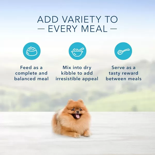 imageBlue Buffalo Life Protection Formula Natural Adult Toy Breed Dry Dog Food Chicken and Brown Rice 4lbWet Dog Food Chicken 55 Ounce Pack of 24