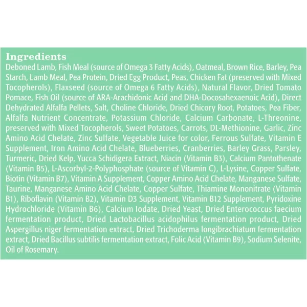 imageBlue Buffalo Life Protection Formula Natural Puppy Dry Dog Food Lamb and Oatmeal 5lb Trial Size BagDry Dog Food Lamb amp Oatmeal 5 Pound Pack of 1