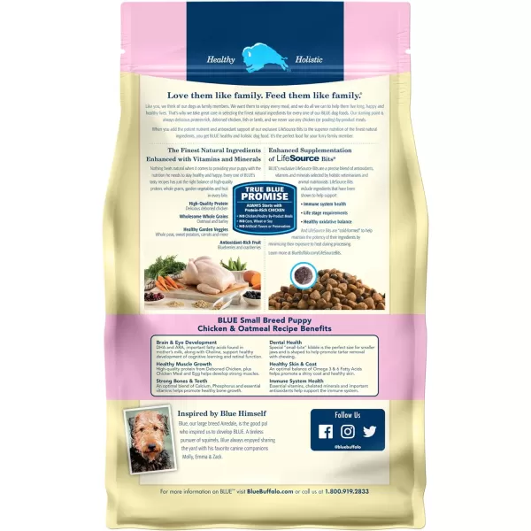 imageBlue Buffalo Life Protection Formula Natural Puppy Small Breed Dry Dog Food Chicken and Oatmeal 6lbBlue Buffalo Life Protection Formula Natural Puppy Small Breed Dry Dog Food Chicken and Oatmeal 6lb