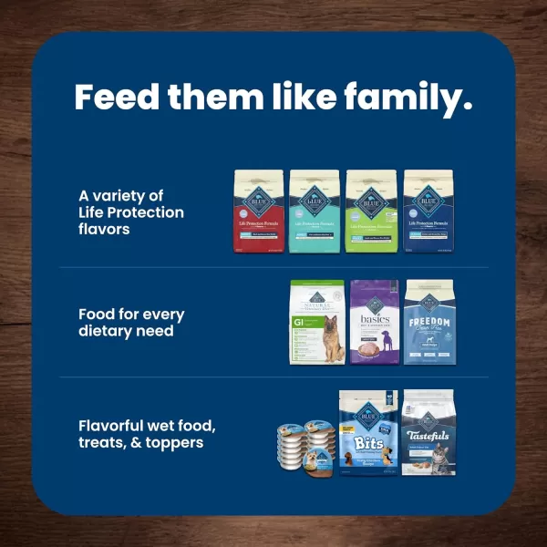 imageBlue Buffalo Life Protection Formula Natural Senior Dog Food Bundle Dry Dog Food and Wet Dog Food Chicken 30lb Dry Food  125oz cans 12ctDry Dog Food 30 Pound Pack of 1