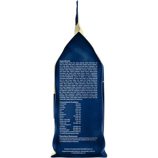 imageBlue Buffalo Life Protection Formula Natural Senior Dry Dog Food Chicken and Brown Rice 6lbBlue Buffalo Life Protection Formula Natural Senior Dry Dog Food Chicken and Brown Rice 6lb