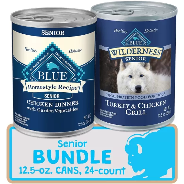 imageBlue Buffalo Natural Senior Wet Dog Food BundleBlue Buffalo Natural Senior Wet Dog Food Bundle
