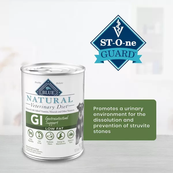 imageBlue Buffalo Natural Veterinary Diet GI Gastrointestinal Support Low Fat Wet Dog Food Whitefish 125oz Cans Pack of 12Blue Buffalo Natural Veterinary Diet GI Gastrointestinal Support Low Fat Wet Dog Food Whitefish 125oz Cans Pack of 12