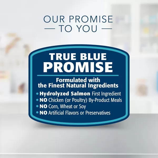 imageBlue Buffalo Natural Veterinary Diet HF Hydrolyzed for Food Intolerance Dry Cat Food Salmon 7lb bagSalmon 55 Ounce Pack of 24