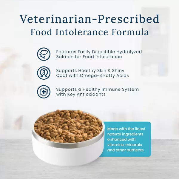 imageBlue Buffalo Natural Veterinary Diet HF Hydrolyzed for Food Intolerance Dry Dog Food Salmon 22lb bagDry Dog Food 22 Pound Pack of 1