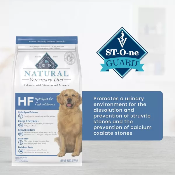 imageBlue Buffalo Natural Veterinary Diet HF Hydrolyzed for Food Intolerance Dry Dog Food Salmon 22lb bagDry Dog Food 6 Pound Pack of 1