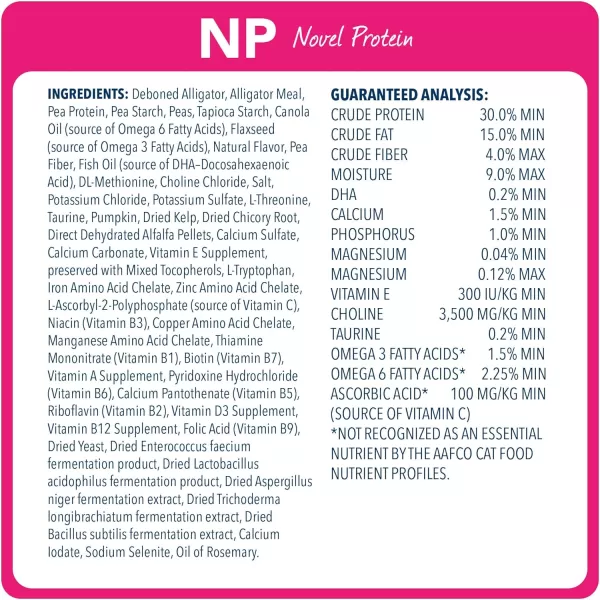 imageBlue Buffalo Natural Veterinary Diet NP Novel Protein Dry Cat Food Alligator 7lb bagDry Cat Food 7 Pound Pack of 1