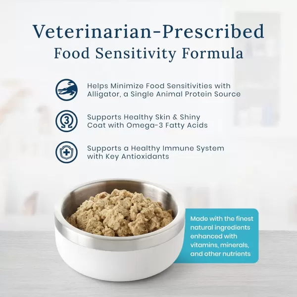 imageBlue Buffalo Natural Veterinary Diet NP Novel Protein Dry Cat Food Alligator 7lb bagWet Cat Food 1 Count Pack of 24