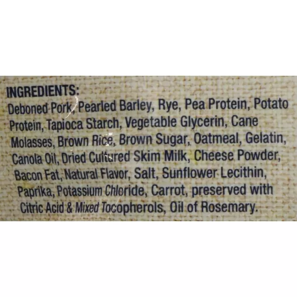 imageBlue Buffalo Sizzlers Natural BaconStyle SoftMoist Dog Treats Original Pork 6oz BagBacon 15 Ounce Pack of 1