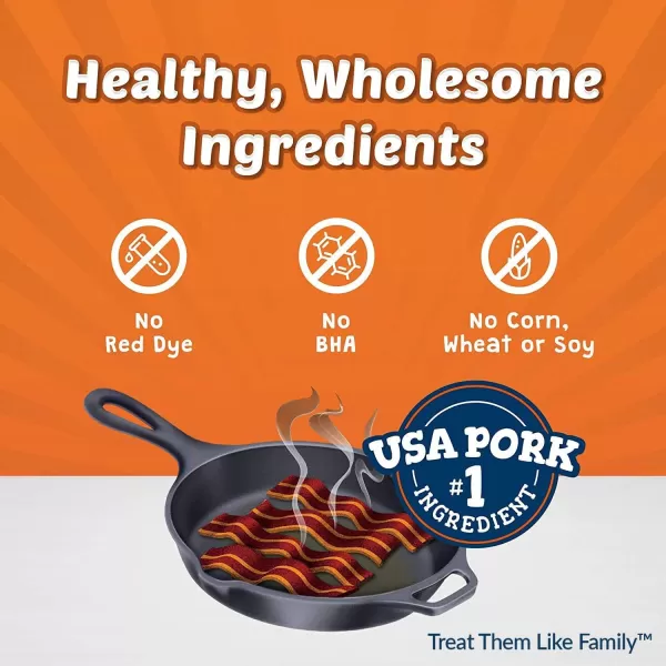 imageBlue Buffalo Sizzlers Natural BaconStyle SoftMoist Dog Treats Original Pork 6oz BagCheddar Pork 15 Ounce Pack of 1