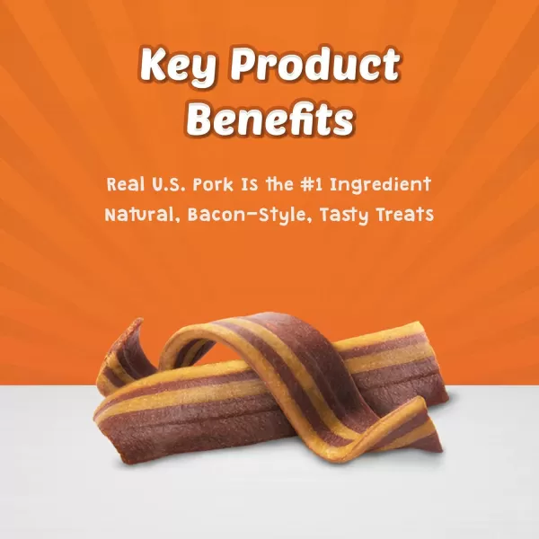 imageBlue Buffalo Sizzlers Natural BaconStyle SoftMoist Dog Treats Original Pork 6oz BagCheddar Pork 15 Ounce Pack of 1