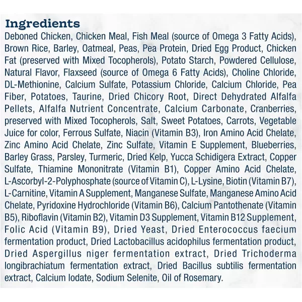 imageBlue Buffalo Tastefuls Indoor Natural Adult Dry Cat Food Chicken 7lb bagChicken amp Brown Rice 7 Pound Pack of 1