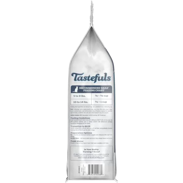 imageBlue Buffalo Tastefuls Indoor Natural Adult Dry Cat Food Chicken 7lb bagChicken amp Brown Rice 7 Pound Pack of 1