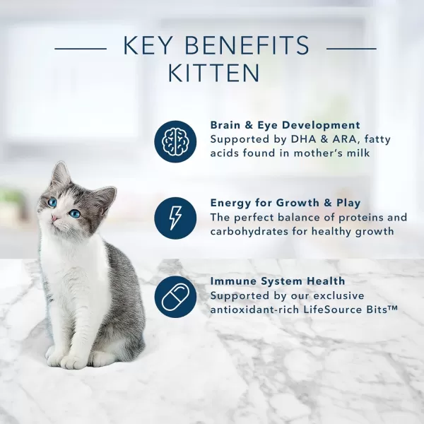 imageBlue Buffalo Tastefuls Kitten Natural Dry Cat Food Chicken 3lb bagDry Cat Food Chicken amp Brown Rice 3 Pound Pack of 1