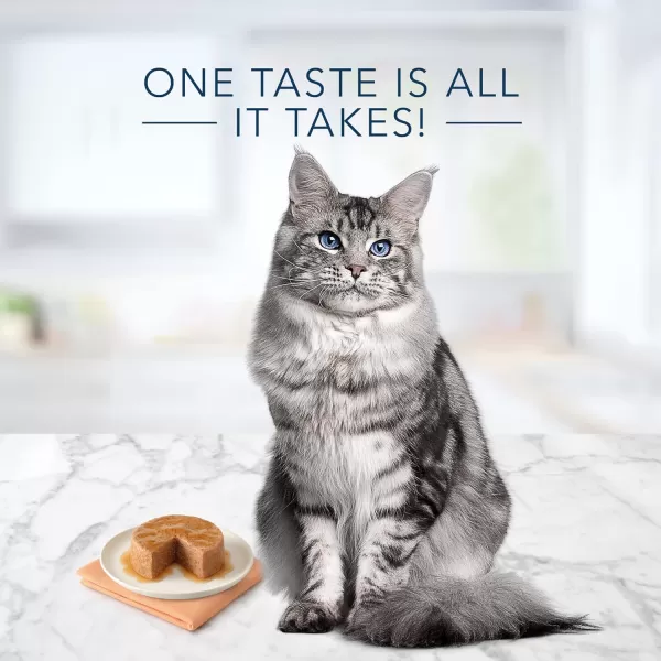 imageBlue Buffalo Tastefuls Natural Flaked Wet Cat Food Variety Pack Tuna Chicken and Fish amp Shrimp Entres in Gravy 55oz Cans 12 Count  4 of EachChicken 3 Ounce Pack of 24