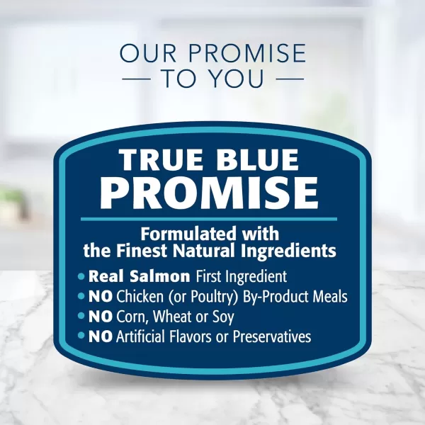 imageBlue Buffalo Tastefuls Natural Pate Wet Cat Food Variety Pack Chicken Turkey amp Chicken and Ocean Fish amp Tuna 55oz Cans 24 Count  8 of EachSalmon 26 Ounce Pack of 24