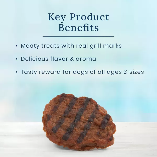 imageBlue Buffalo True Chews Premium Natural Dog Treats Pork and Chicken Sausage 14 oz bagBeef Burger 10 Ounce Pack of 1