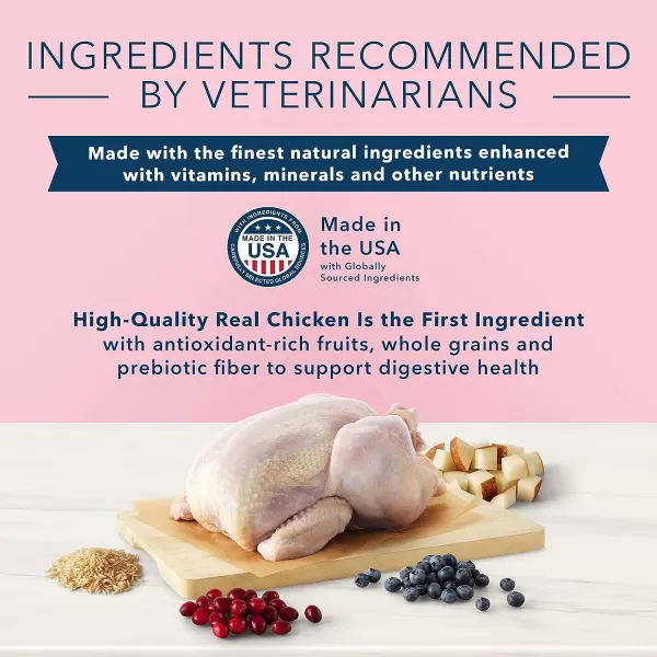 imageBlue Buffalo True Solutions Blissful Belly Natural Digestive Care Adult Dry Cat Food Chicken 11lbDry Cat Food Chicken 11 Pound Pack of 1