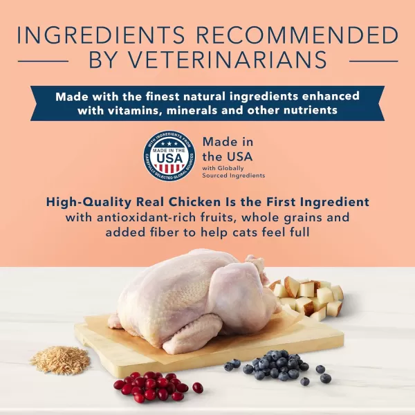 imageBlue Buffalo True Solutions Healthy Weight Natural Weight Control Adult Dry Cat Food Chicken 35lbDry Cat Food Chicken 11 Pound Pack of 1