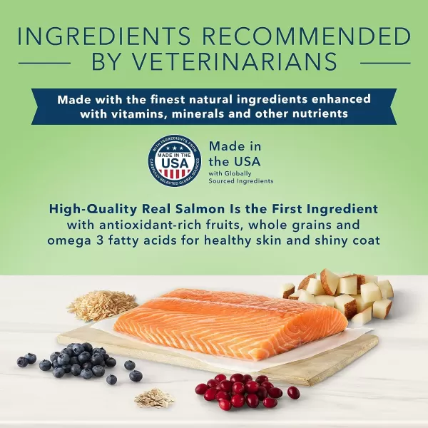 imageBlue Buffalo True Solutions Perfect Skin amp Coat Natural Adult Dry Dog Food Salmon 24lbDry Dog Food Salmon 24 Pound Pack of 1
