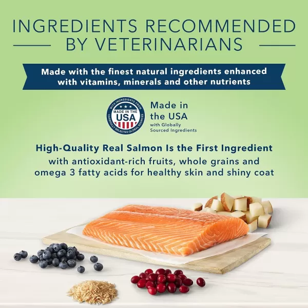 imageBlue Buffalo True Solutions Perfect Skin amp Coat Natural Adult Wet Cat Food Whitefish 3oz cans Pack of 24Dry Cat Food Salmon 11 Pound Pack of 1