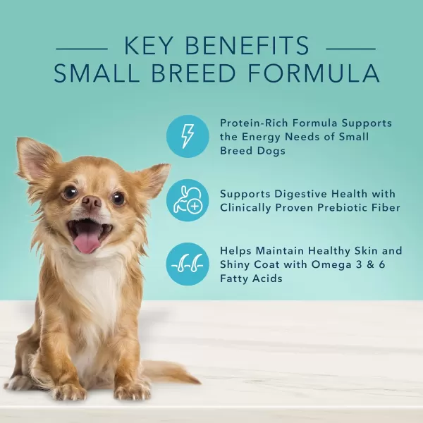 imageBlue Buffalo True Solutions Small amp Mighty Natural Small Breed Adult Dry Dog Food Chicken 11lbChicken Dry Dog Food 11 Pound Pack of 1