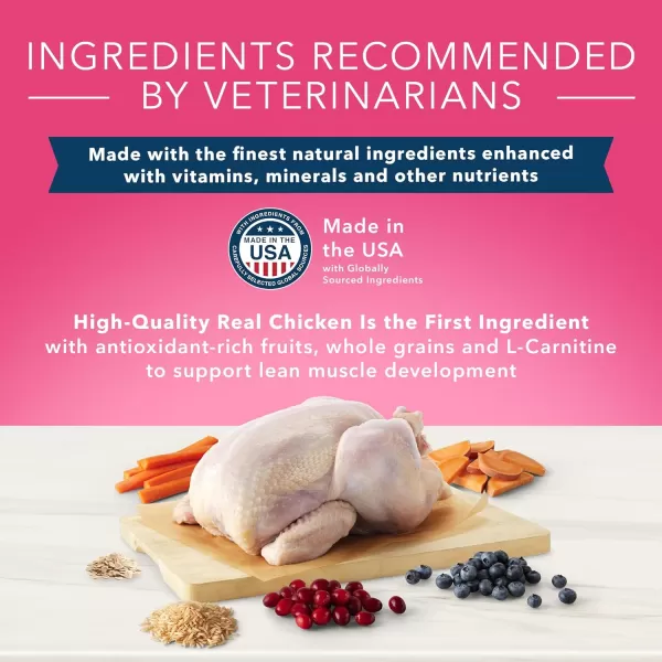 imageBlue Buffalo True Solutions Top Form Natural Active Breed Adult Dry Dog Food Chicken 4lbDry Dog Food 1 Count Pack of 1