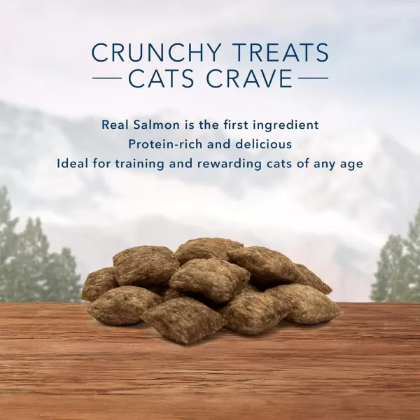 imageBlue Buffalo Wilderness Crunchy Cat Treats Salmon 2oz Bag 12 PackSalmon 2 Ounce Pack of 12