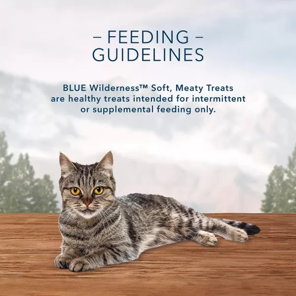 imageBlue Buffalo Wilderness Grain Free SoftMoist Cat Treats Chicken amp Salmon 2oz BagChicken amp Duck 2 Ounce Pack of 1