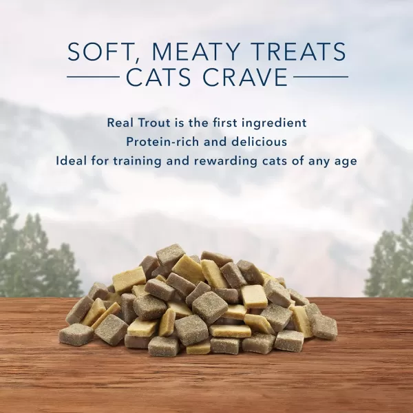 imageBlue Buffalo Wilderness Grain Free SoftMoist Cat Treats Chicken amp Salmon 2oz BagChicken amp Trout 2 Ounce Pack of 1