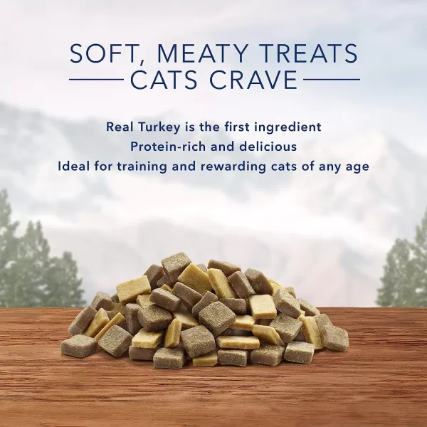 imageBlue Buffalo Wilderness Grain Free SoftMoist Cat Treats Chicken amp Salmon 2oz BagChicken amp Turkey 2 Ounce Pack of 1
