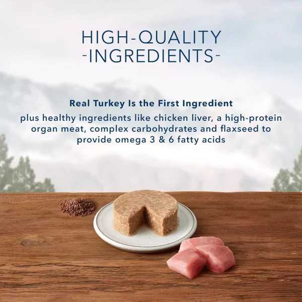 imageBlue Buffalo Wilderness High Protein Grain Free Natural Adult Pate Wet Cat Food Chicken 55oz cans Pack of 24Turkey 55 Ounce Pack of 24