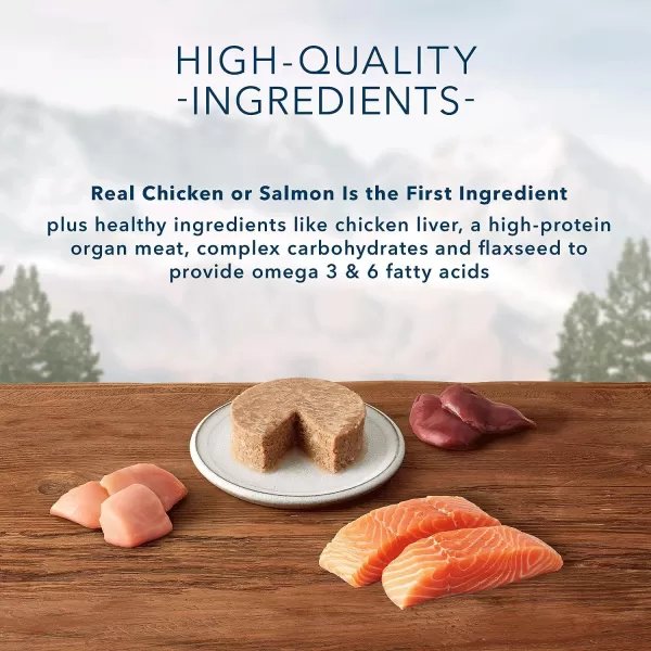 imageBlue Buffalo Wilderness High Protein Grain Free Natural Kitten Pate Wet Cat Food Chicken 3oz cans Pack of 24Variety Pack Chicken amp Salmon 3 Ounce Pack of 6